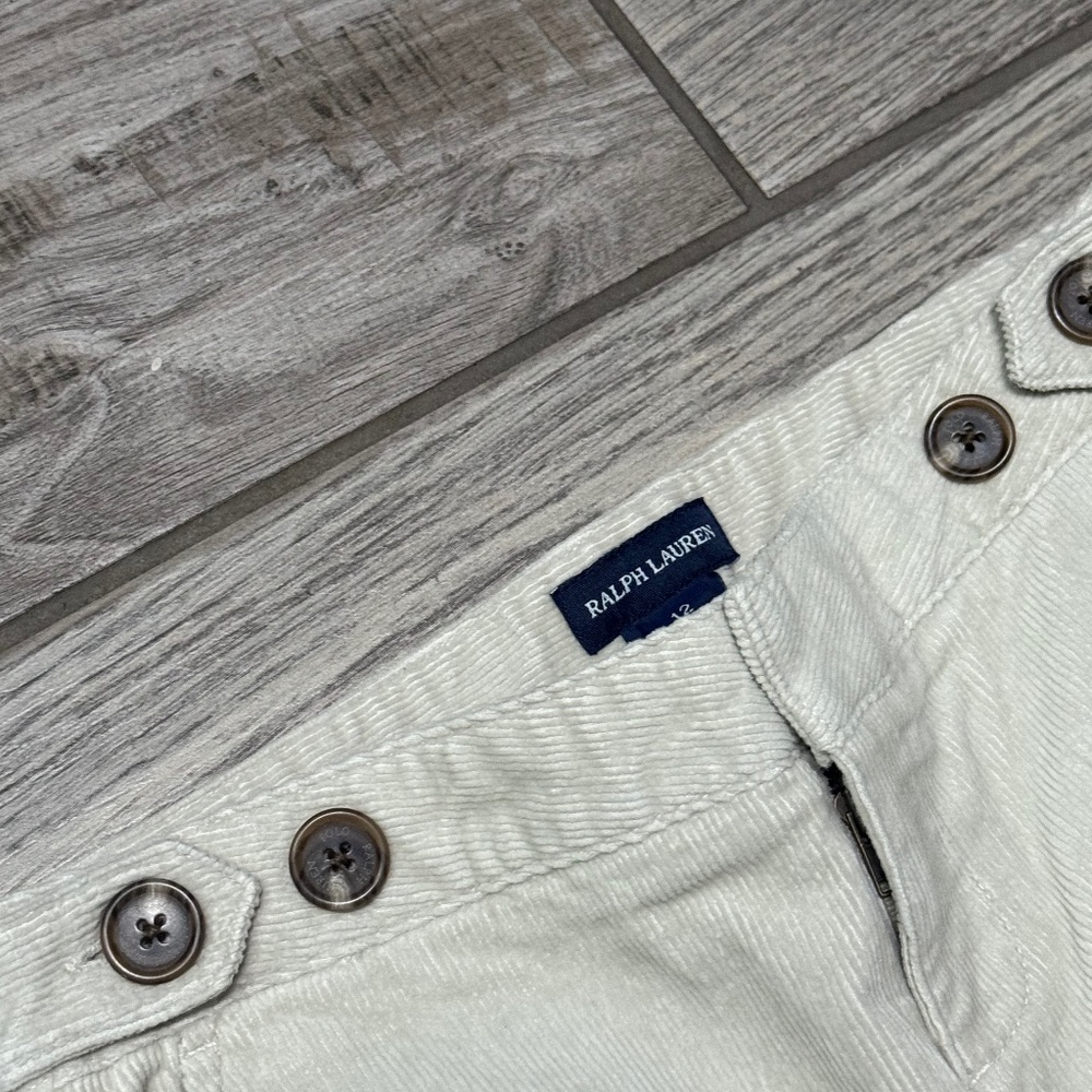 Ralph Lauren NWT kids size 12 beige corduroy pants